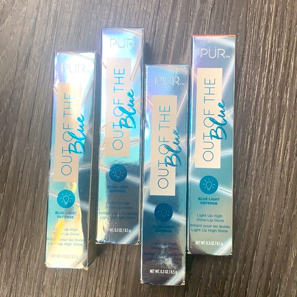 3 X PUR Out Of The Blue Light Up Lip Glosses - Picture 3 of 7